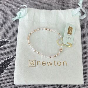 Newton Gold and Pink Beaded Bracelet
